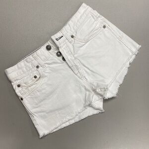 Free People White Shorts Size 29
